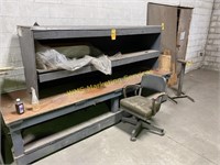 2 Wooden Organizers - 10' Long, Office Chair