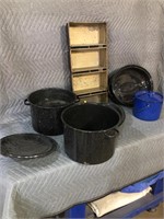 Canners, bread pans etc.