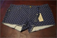 Juicy Couture Womens Shorts SZ 30 Retail $59