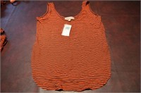 Philosophy Striped Womens Tank Size SMALL MSRP $38