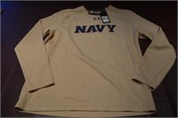 Mens Under Armour Heat NAVY Size Large