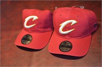 Lot of 2 Cleveland Cavaliers Hats Adult MSRP $20