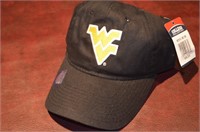 Adult Black WVU Hat Adjustable