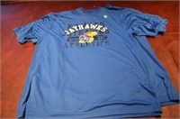 Lot of 3 Mens Kansas Jayhawks Shirts LARGE