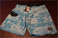 Maui & Sons Mens Unlined Trunks Size 32