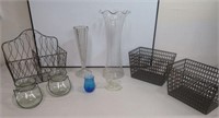 Tall Vases Metal Baskets Candle Holders