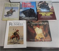 Train Russell Remington & Cowboy Books