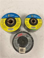 4.5 and 4” grinding wheels