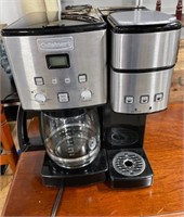 Nice Cuisinart coffee maker with Keurig setup on e