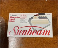 Sunbeam 6 speed Mixmaster hand mixer
