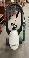 Portable Flo-N-Go sprayer on wheels