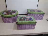 Decorative Storage Boxes set 3