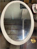 36 inches across white mirror