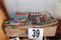 Box of Vintage Boxing Magazines