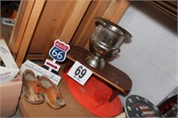 Stool, Route 66 Sign, Pumpkin Placemats, Wooden