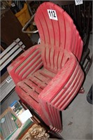 5 Stackable Patio Chairs