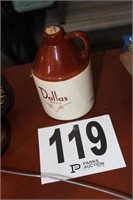 Dallas Texas Glass Jar