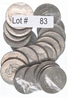 Lot # 83 - Twenty 1970’s Kennedy Half Dollars