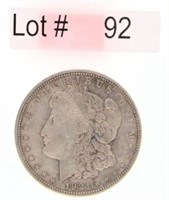 Lot # 92 – 1921 Morgan Silver Dollar