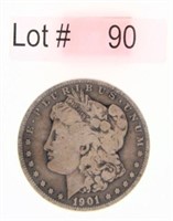 Lot # 90 – 1901S Morgan Silver Dollar