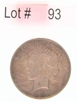 Lot # 93 – 1923 Peace Dollar