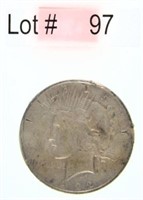 Lot # 97 – 1922 Peace Dollar