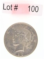 Lot # 100 – 1922 Peace Dollar