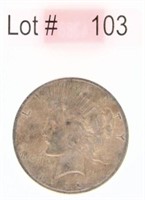 Lot # 103 – 1922 Peace Dollar