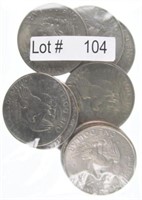 Lot # 104 – Ten 1970’s Eisenhower Dollars