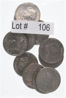 Lot # 106 – Eleven Susan B Anthony $1 Coins