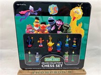 Complete Sesame Street chess set