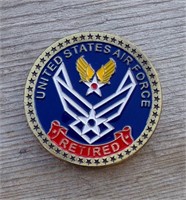 US Air Force Retired Challenge Coin