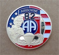 82nd Airborne Challenge Coin