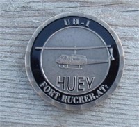 Huey Helicopter Challenge Coin Fort Rucker