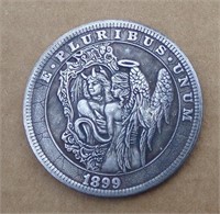 Sexy Angel Hobo Style Dollar Challenge Coin