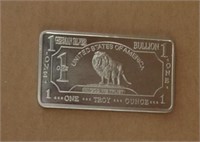 1oz German Silver Art Bar