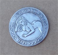 Sexy Girl Hobo Style Dollar Challenge Coin