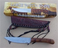 Patch Knife W/ Sheath 8 1/2" New