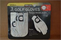 Pack of 3 Small Golf Gloves