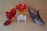 4 Miscellaneous Glass Items