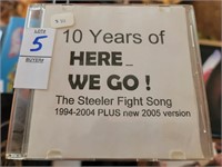 10 years of Steelers "Here We Go" songs on CD