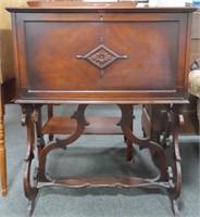 ENGLISH MAHOGANY WRITING DESK - DROP FRONT