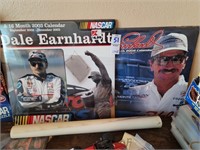 Dale Earnhardt two unopened calendars and one