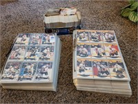 1991 & 1992 Pro Set hockey cards and box of