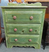 3 DRAWER PAINTED CHEST BY MARSH