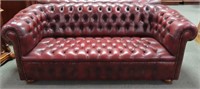 TUFTED LEATHER SOFA -CHESTERFIELD STYLE6 1/2 FOOT