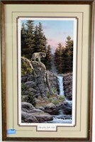 " EDGE OF THE FALLS - WOLF" BY RICK KELLEY