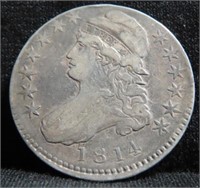 1814 BUST 1/2 DOLLAR