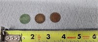 1902, 1906, & 1907 Indian Head Cents