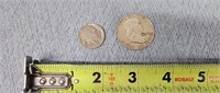 1960 Franklin Half Dollar & 1935 Buffalo Nickel